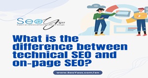 What is the difference between technical SEO and on-page SEO?