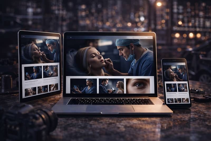 SEO-Optimized Website Development for Aesthetic Surgery Clinics