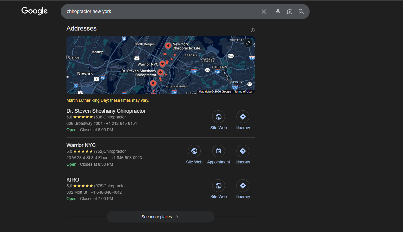 Top 5 Key Benefits of Local SEO for Chiropractors