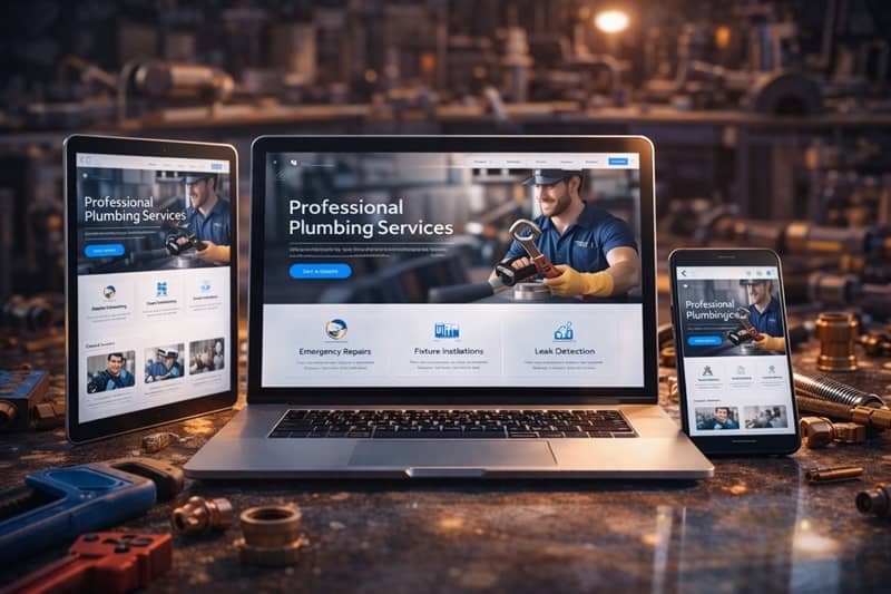 plumber website design