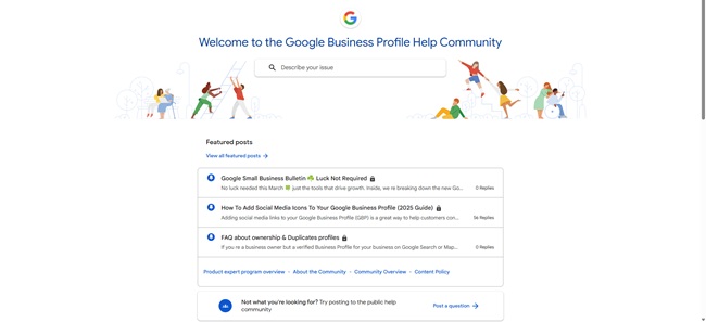 Google Business Profile Help Forum