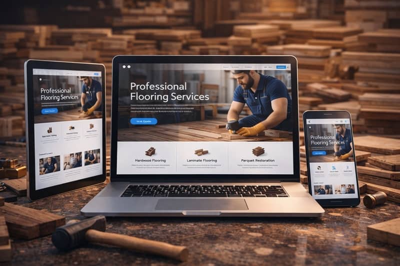SEO-Optimized Website design for Flooring Businesses
