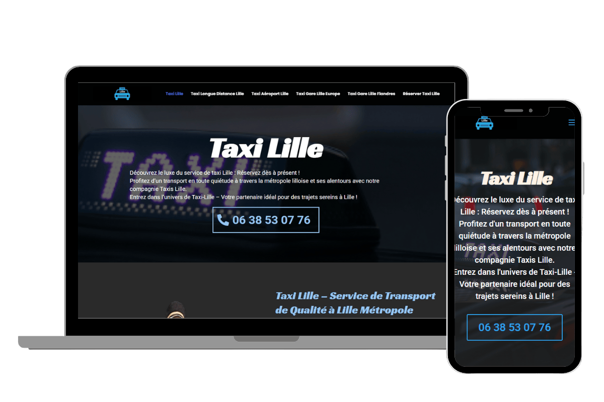 site web a vendre taxi lille site internet a vendre taxi lille