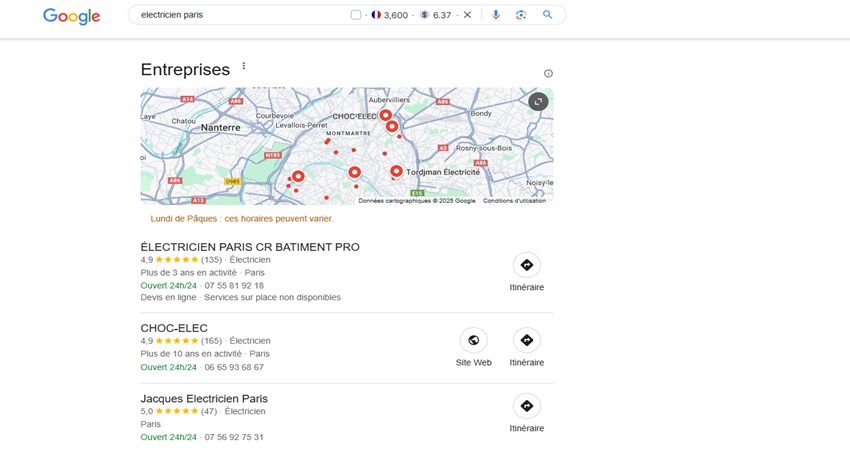 referencement electricien paris referencement electricien paris