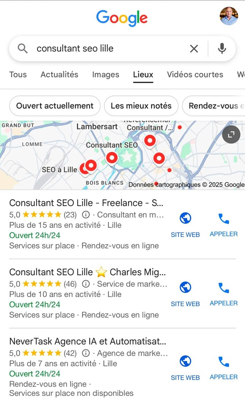 agence google my business