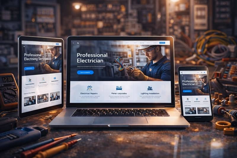 Création de site internet pour entreprise d’électricité optimisé SEO