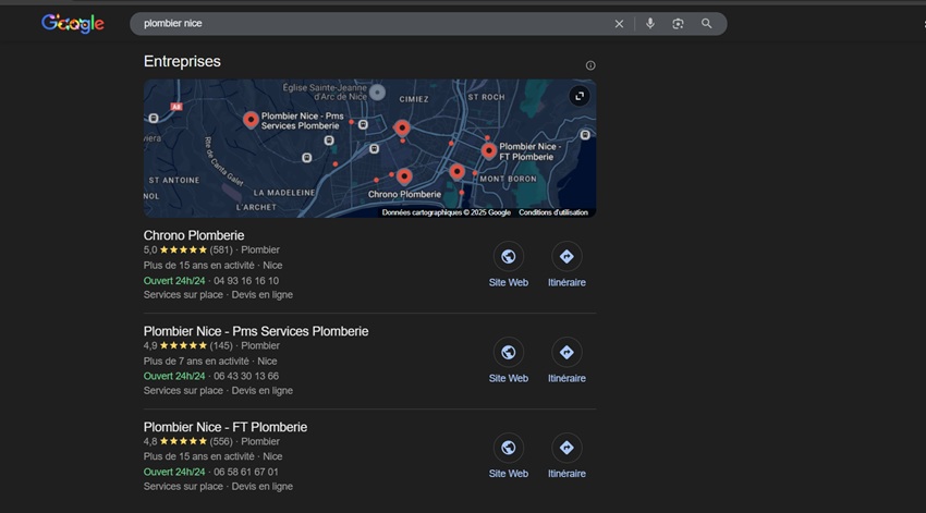 Solutions referencement naturel personnalisées pour accroître la visibilité de votre entreprise de plomberie