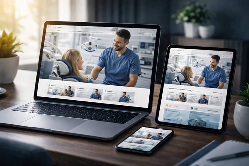 Conception de site internet SEO pour cabinet de chirurgien-dentiste