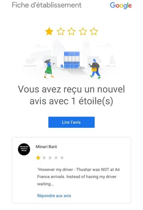 suprimer avis google my business une etoile