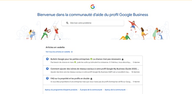 forum google business profile support